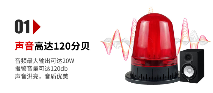 安全警示系統(tǒng)的關鍵組成部分：聲光報警器的作用